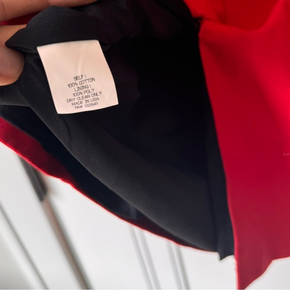 Revolve Amanda Uprichard Rory Red Off the Shoulder Mini Dress Small - Picture 3 of 6